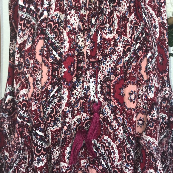 KatWalk Bohemian Plunge Sundress Dress Cover- Up - Picture 5 of 7